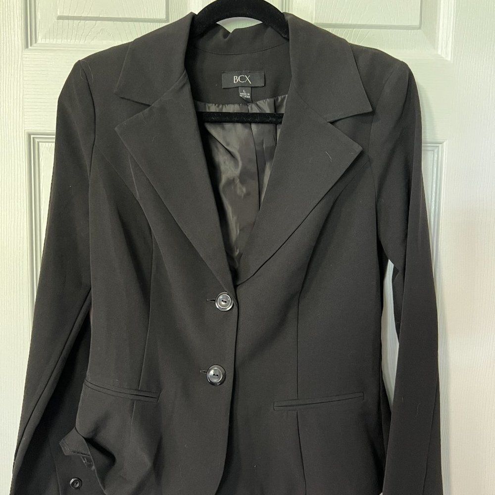 🚨 Last day Fri 🧳 BCX Black Notched Lapel Blazer Jacket - Size L